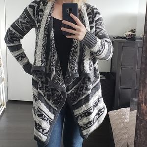 Draped Patterned Sweater by Old Navy